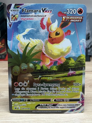 Pokémon flamara vmax swsh180 - flamara,