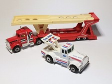 Matchbox Superfast MB-66 Kenworth Malone & Convoy Peterbilt Cartransporter