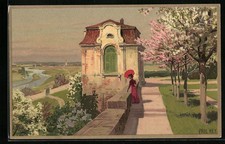 Künstler-Lithographie Paul