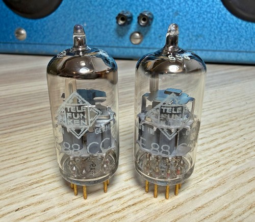 Lot röhre telefunken e88cc - telefunken,