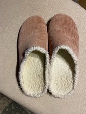 Living Kitzbühel - Kord - Damen - Pantoffeln - Hausschuh - Altrosa - Gr.38