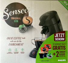Philips Senseo ECO Original  ,Kaffeepadmaschine mit Kapseln ,2  Gläser