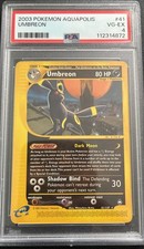 2003 Pokemon Aquapolis Umbreon #41 PSA 4