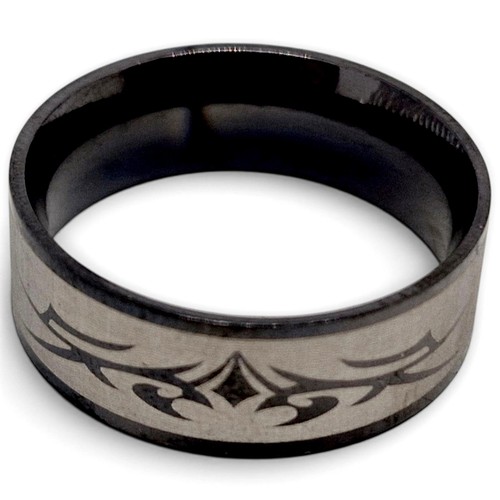 Edelstahl ring herren tribal - edelstahl,