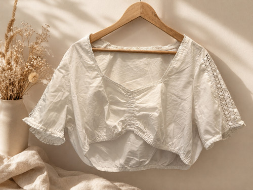 Tcm dirndlbluse weiß - –,
