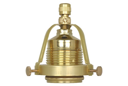 Glashalter messing roh - messing, 57x62