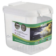 Fauna Badehaus/Nistbox transparent 14x11x14cm für Vögel, Kunststoff