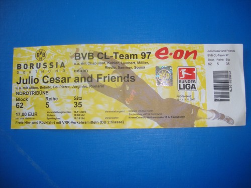 2005 ticket abschiedsspiel - 2005,