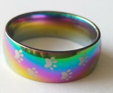 🌈 Regenbogen Ring 8mm