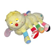 Original Lots A Legs Stofftier Vintage Tausendfüßler Plüsch Raupe 80s Figur rare