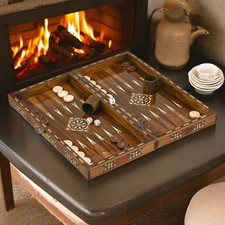 Luxus Backgammon Set Perlmutt