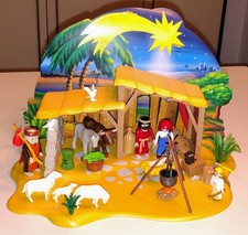 Playmobil Weihnachtskrippe Große Krippe mit Stall 4884-A