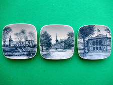 3 Zierteller Wandteller Porzellan Bing & Gröndahl Kjeld Bonfils, 8 cm