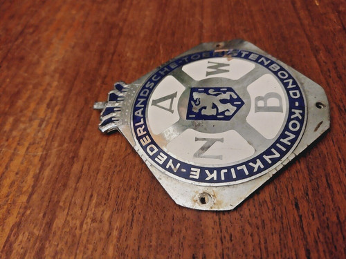 Alte emaille auto plakette - auto,