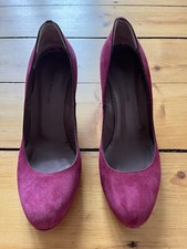 POLLINI STUDIO BROMBEER WILDLEDER  GR. 39 NEUWERTIG