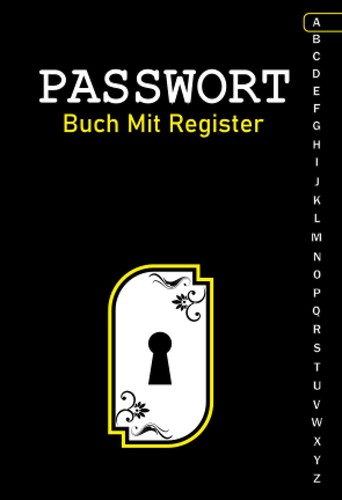 Passwortbuch organizer - passwortbuch, a-z