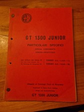 Alfa Romeo Milano Gt1300 Junior Sonderersatzteile