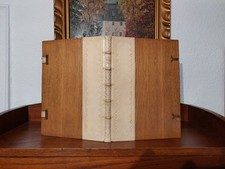 LÜBECKER BIBEL HOLZSCHNITTE Luxusausgabe 1923 HANDEINBAND Leder EICHE Buchbinder