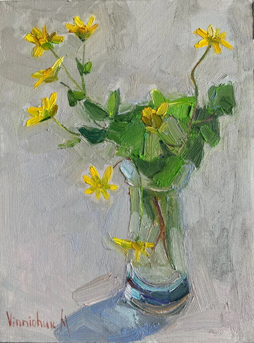 ölgemälde auf karton 24x18 - karton,