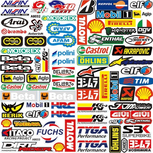 Stück motocross aufkleber - 3,