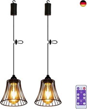 2x Industrie Hängelampe mit