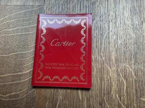 Original booklet cartier tank - original,