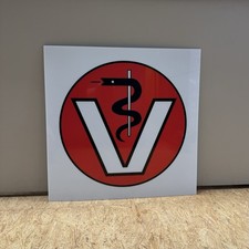 Tierarzt Werbescheibe Veterinär Schild Acrylglas für Leuchtkasten / Leuchttafel