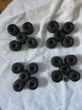 20 Original Volkswagen Radschrauben-Kappen, schwarz