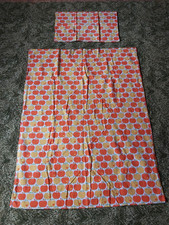 Graziela Bettwäsche Baby Kinder 70er Vintage Fabric Apfelmotiv 100x135 40x60