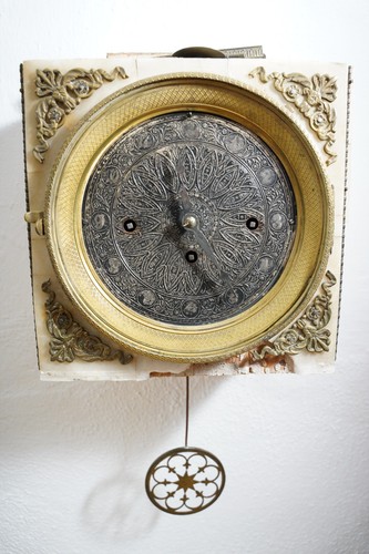 Biedermeier pendel wanduhr mit - pendel,