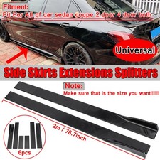 Universal Seitenschweller Sideskirt Erweiterung für Sedan Coupé 2 Tür 4 Tür