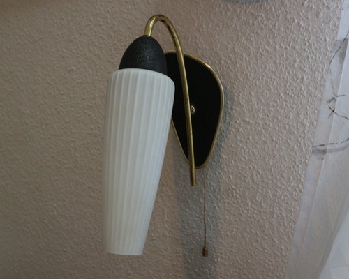 Vintage wandlampe schwarz - wandlampe, /