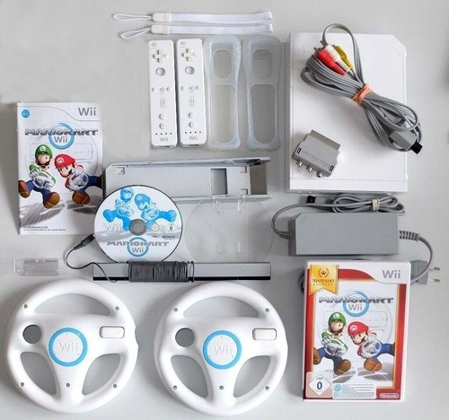 Nintendo wii konsole mit mario - nintendo,
