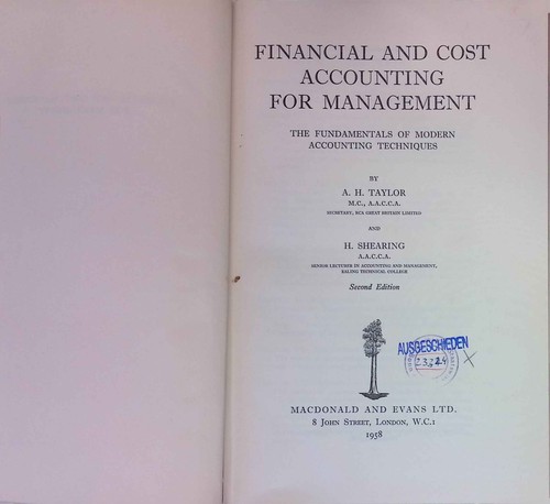 Financial and cost accounting - financial,