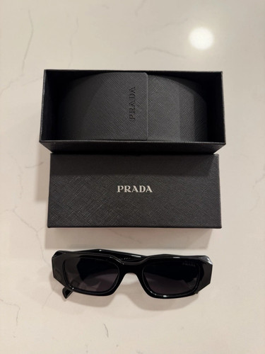 Rechteckige sonnenbrille prada - sonnenbrille,