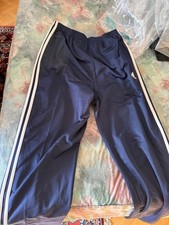 Adidas Trainingshose, seitlich geknöpft, ungetragen L, blau