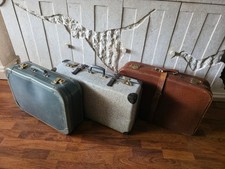 Reisekoffer drei alte koffer - reisekoffer,