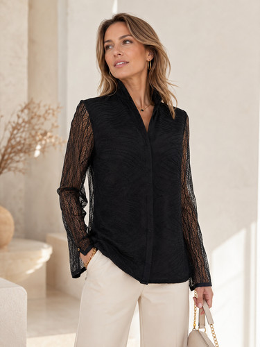 Escada bluse schwarz - bluse,