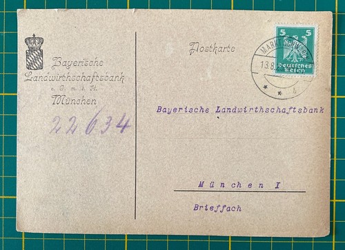 Postkarte markt schwaben - markt,