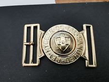 Vintage Pfadfinder Metall Gürtelschnalle - FDF - Frivilligt Drenge- og Pige-Forb