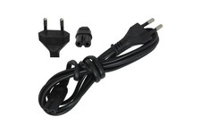 (10-20x) 2-pol Stromkabel Netzkabel Eurokabel Anschlusskabel H03VVH2-F, 1.7m