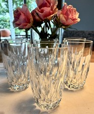 6  x Spiegelau Wasser Gläser Saft Gläser Bleikristall geschliffen neuw.