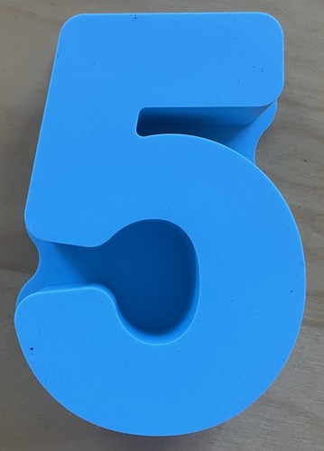 Silikonform zahl - -, 5