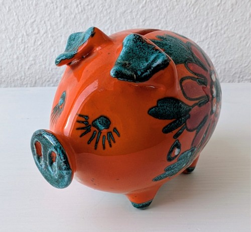 Vintage sparschwein keramik - vintage,
