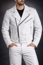 MOTORRAD LEDERJACKE HERREN