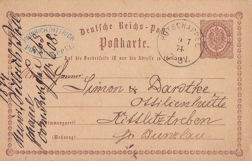 Ganzsache potschappel - ganzsache,