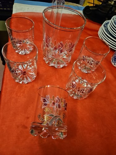 Bowle set aus glas - glas, für