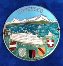 Alte emaillierte Plakette