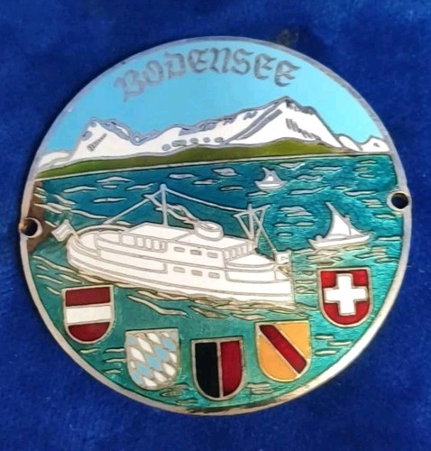 Alte emaillierte plakette - emaillierte,