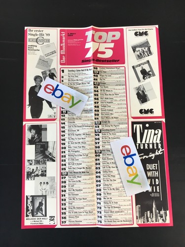 Musikmarkt charts plakat vom - charts,